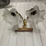 Paire d'appliques tulipe