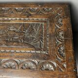 Brutalist chest nineteenth in oak