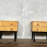 Pair of vintage bedside tables