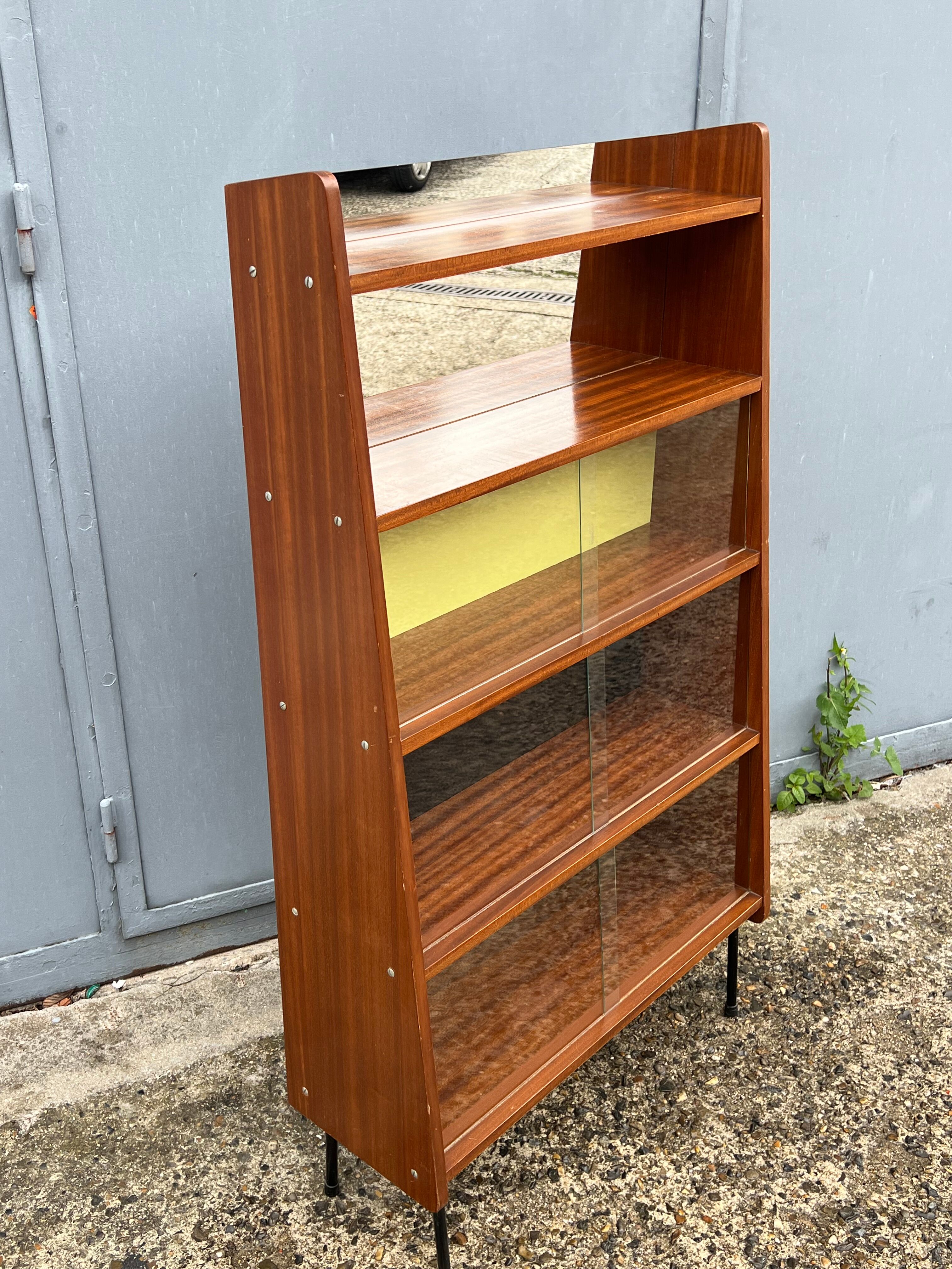 Small shelf 1950 style Guariche multicolored + mirror