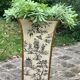 Large metal cache-pot - Chinese decoration - Lion's paws - Very good condition