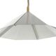 Minimalist and discreet metal sheet lamp from the 1970s.