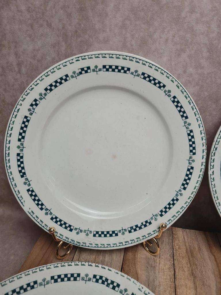 Set of 5 ironstone plates Gien model Sophia 💚