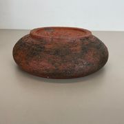 Ceramic studio pottery bowl shell element by gerhard liebenthron, germany, 1970s