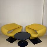 Fauteuils et table basse Ribbo de Pierre Paulin pour Artifort, années 60,
