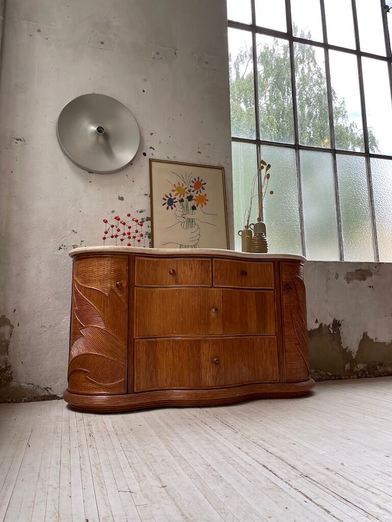Chest of drawers bamboo Vivai del Sud tropicalist