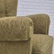 1960s, Danish vintage relax armchair, furniture cotton/wool, beech wood.