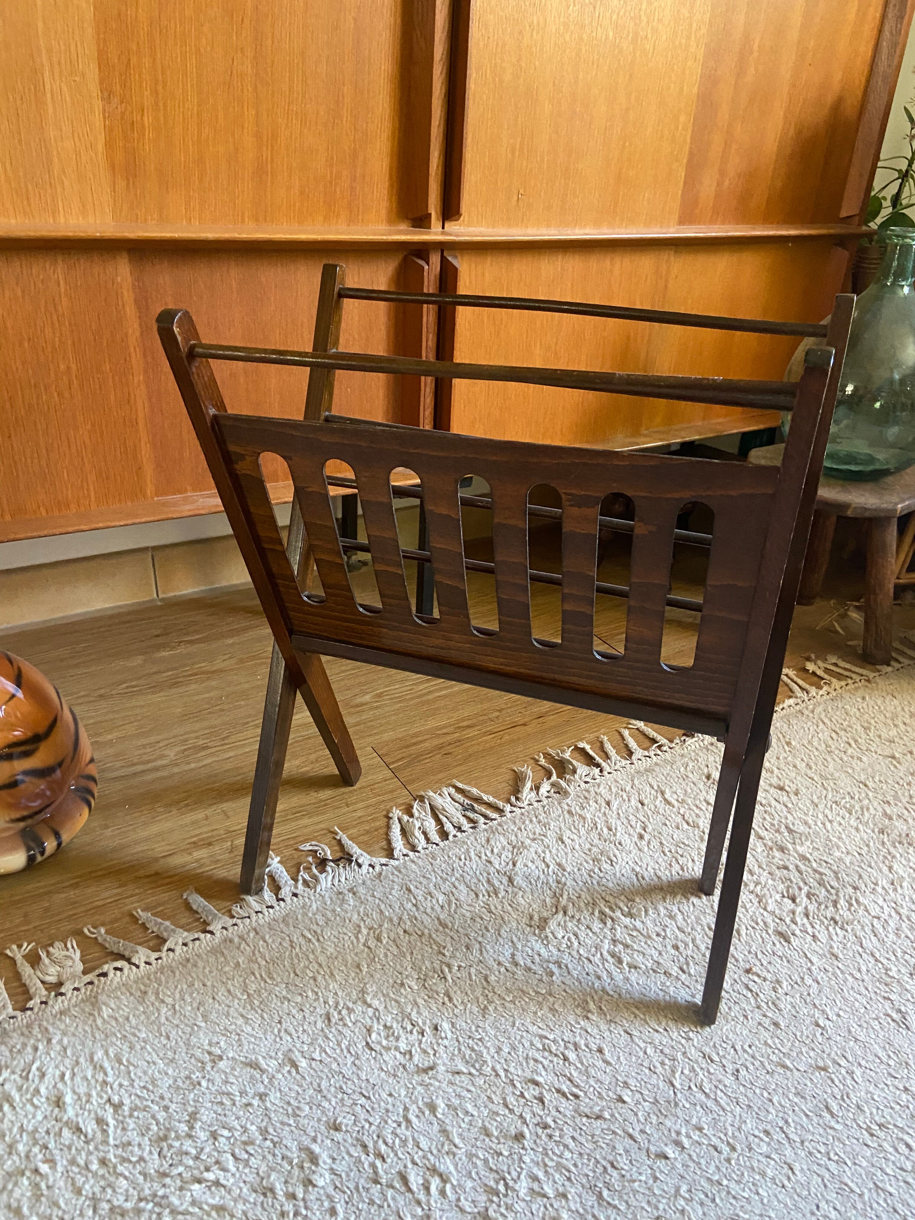 Cees Braakman magazine holder for Pastoe