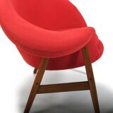Fried Egg Teak Easychair by Hans Olsen 1950s
