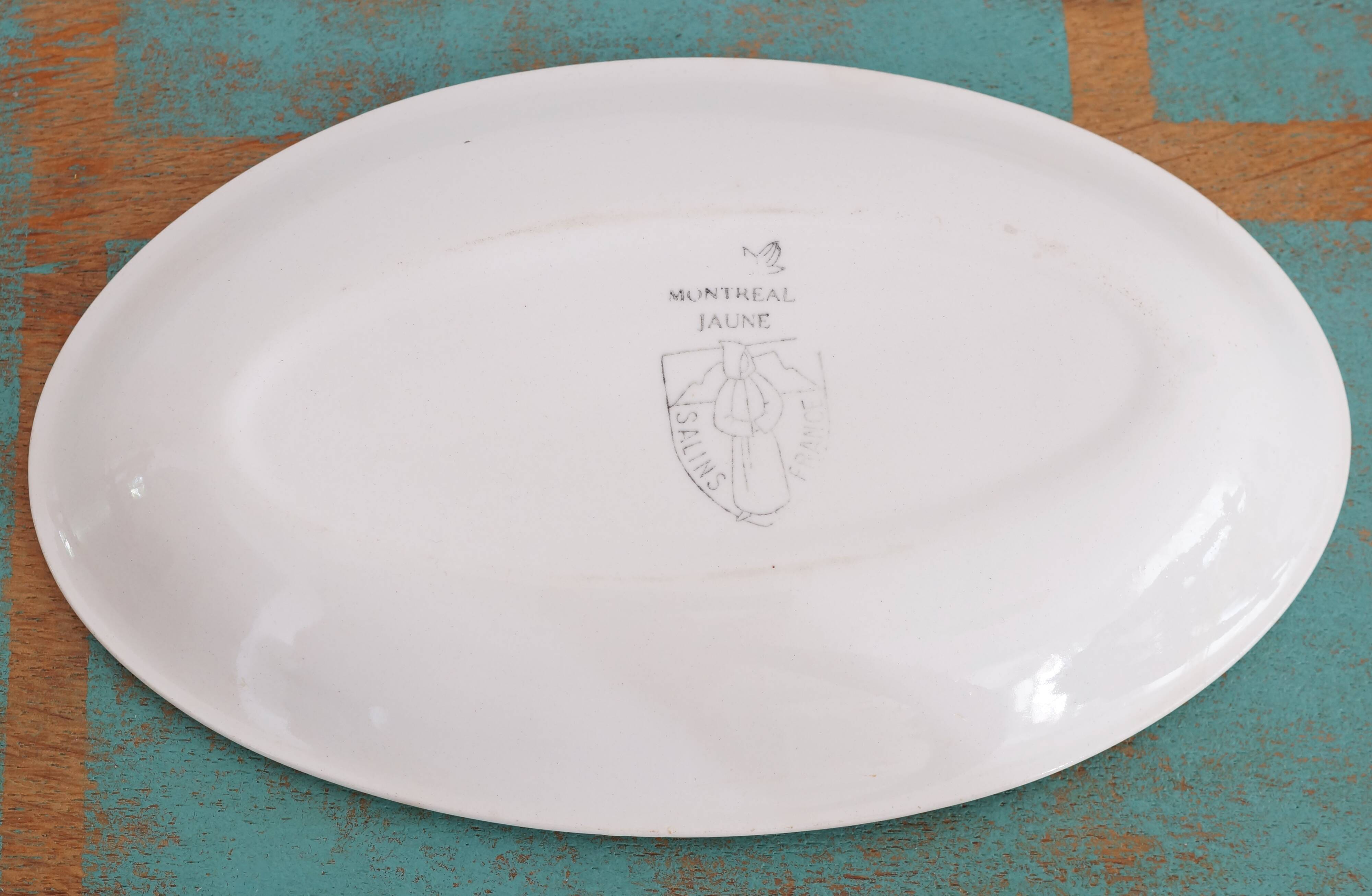 Ravier Salins oval yellow model "Montreal"