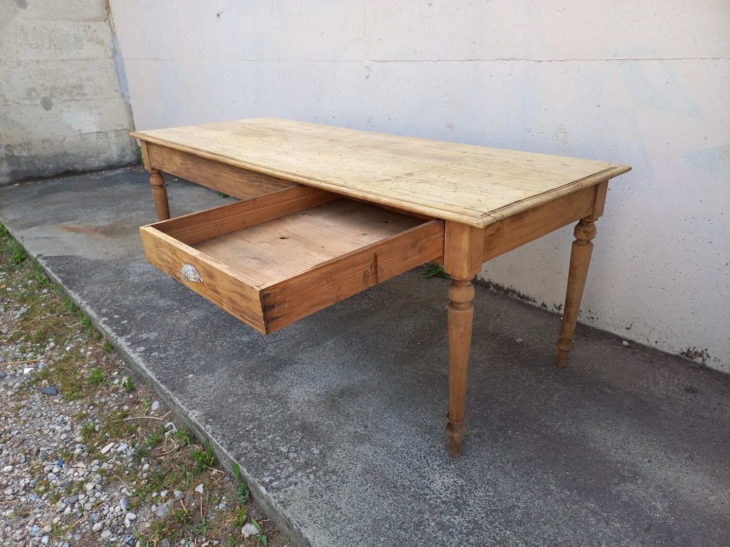 Table de ferme ancienne 200 cm
