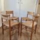 4 chairs Robert Sentou/Charlotte Perriand