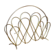 Magazine rack in brass 60