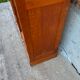 Storage craft cabinet with double oak curtains 1950