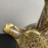 Ceramic pitcher signed Pegomas