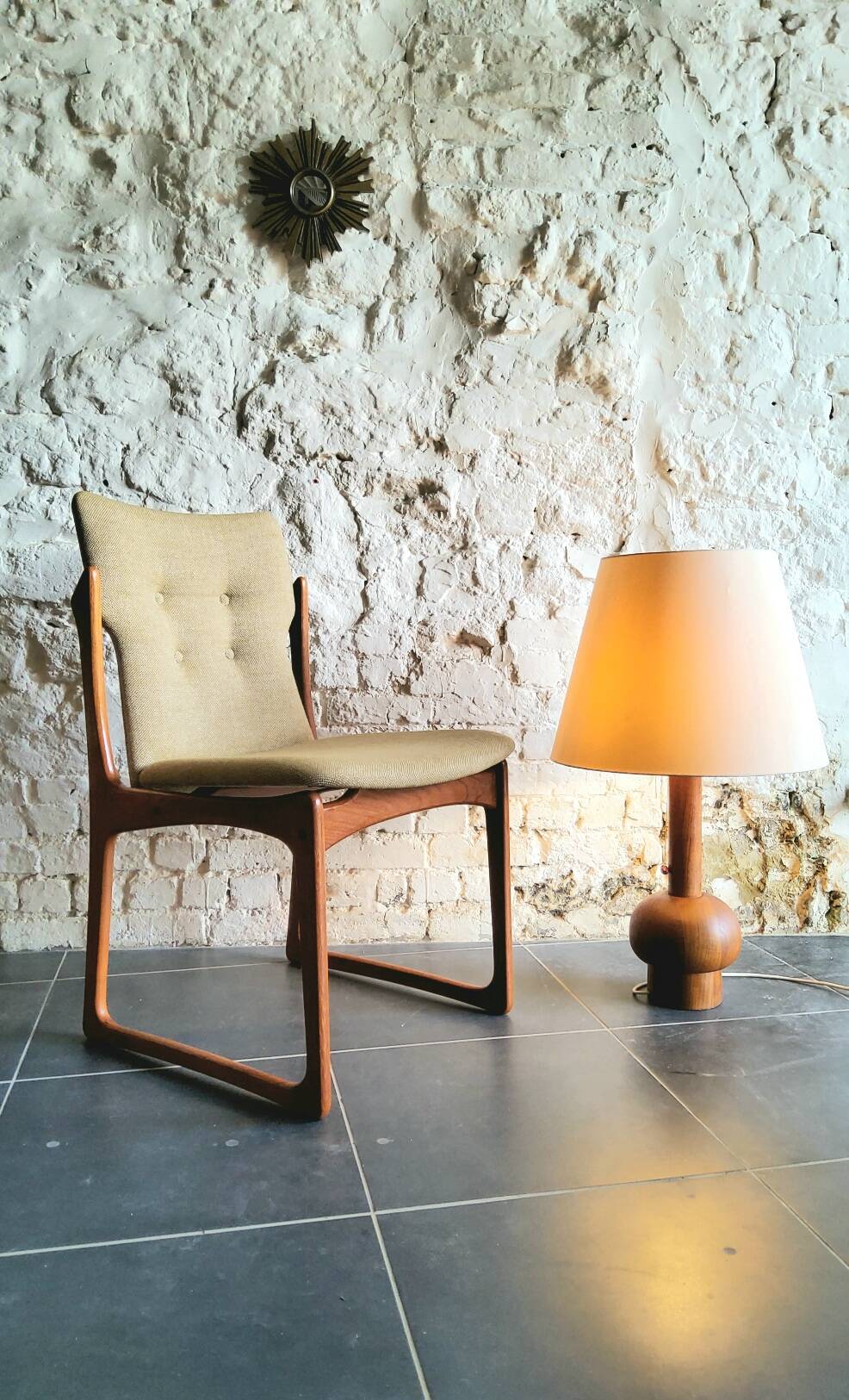 Chaises Scandinave en bois de Vamdrup Stolefabrik Danemark 1960