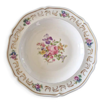 Fabrique royale de limoges - plat en porcelaine - signé d'artois