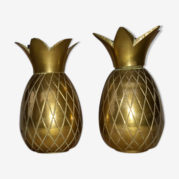Pineapple bougeoirs