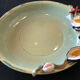 Paris ceramic dish with slip decoration, by Suzy Coste