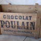 Old foal chocolate wooden case