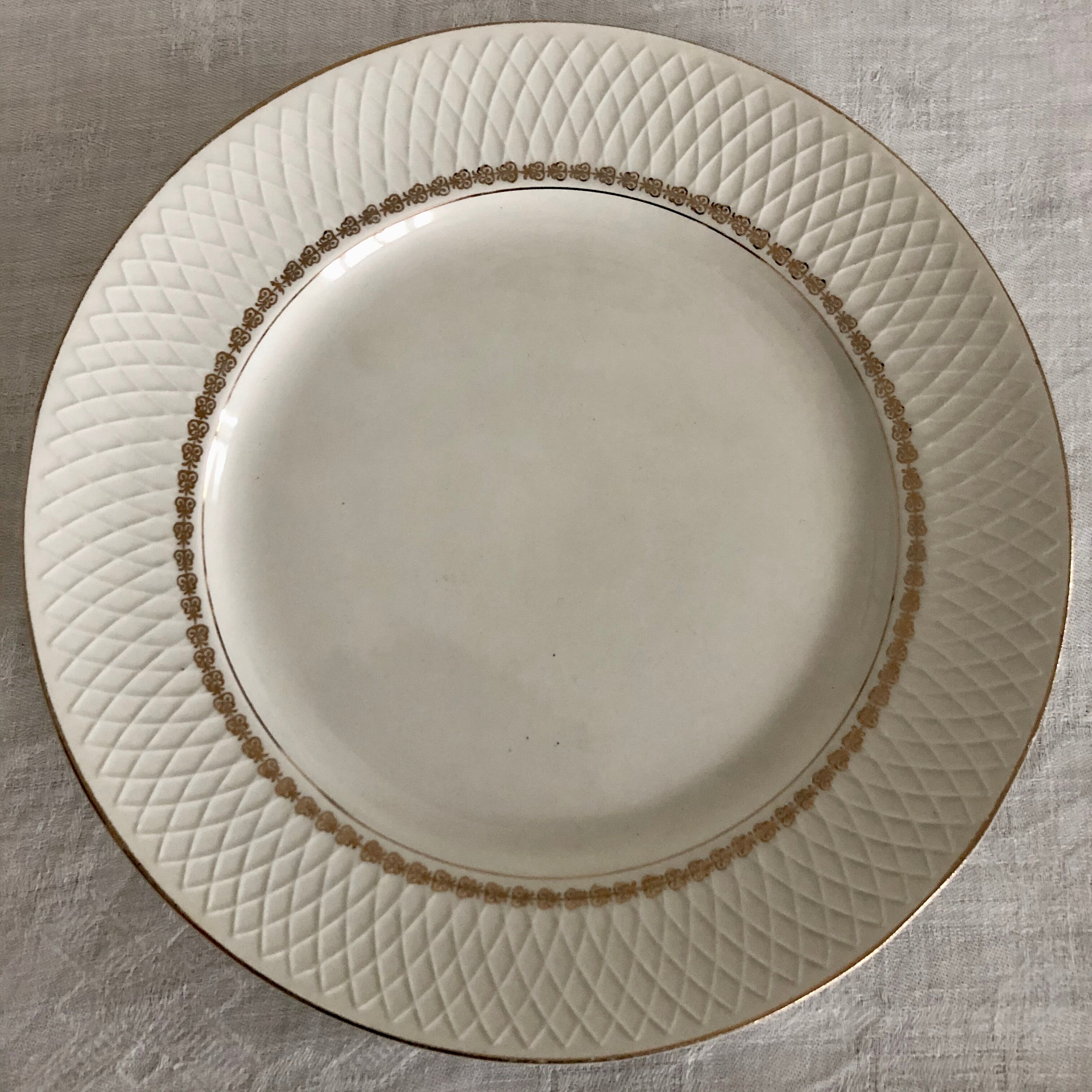 Série de 6 assiettes plates Moulin des Loups Orchies
