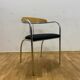 Ensemble de salle à manger, milieu du siècle, cadre en tube de chrome, années 1970