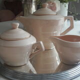 Service à café rose poudré 52 pièces 1930