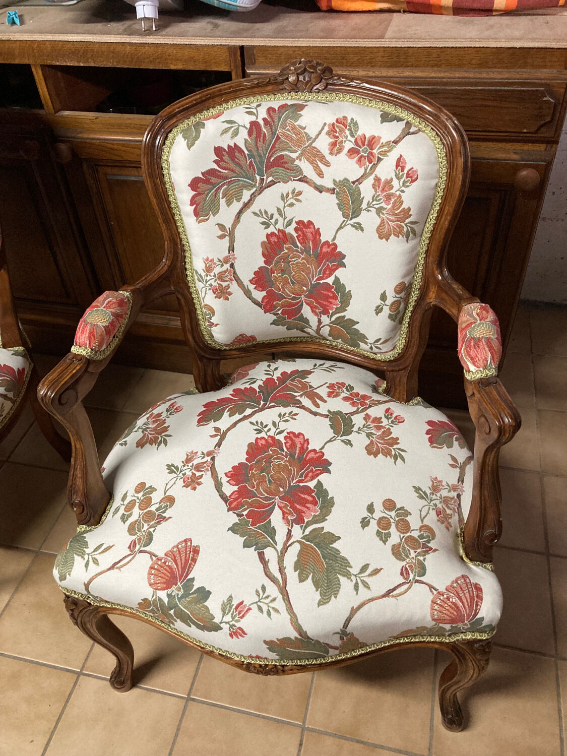 2 armchairs Louis LVI