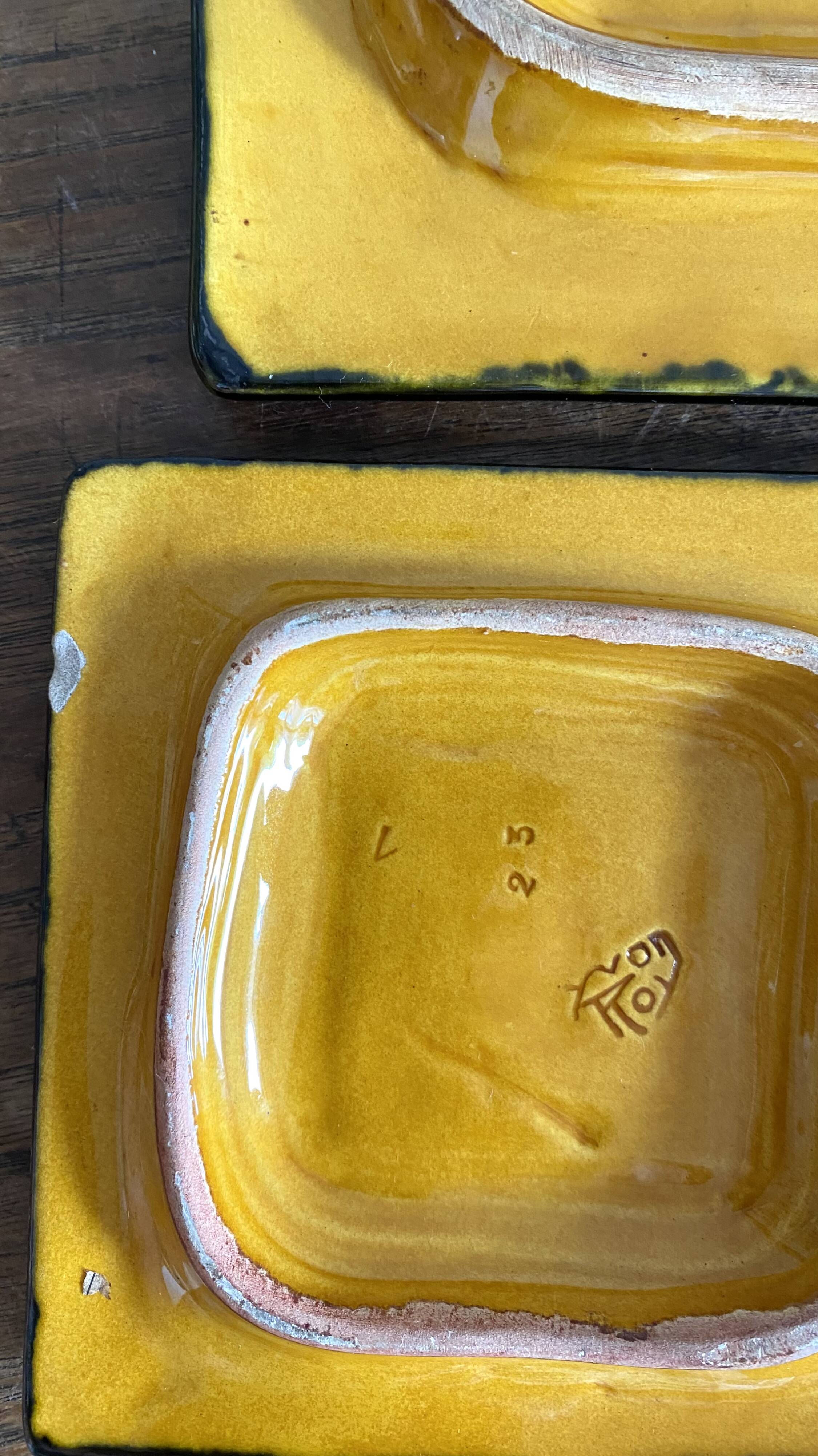 Yvon Roy trivets from the 50s and 60s