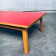 Mid-Century Red Coffee Table, Belgium, 1950s