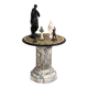 Marbre, albâtre et onyx, table d’appoint vers 1900