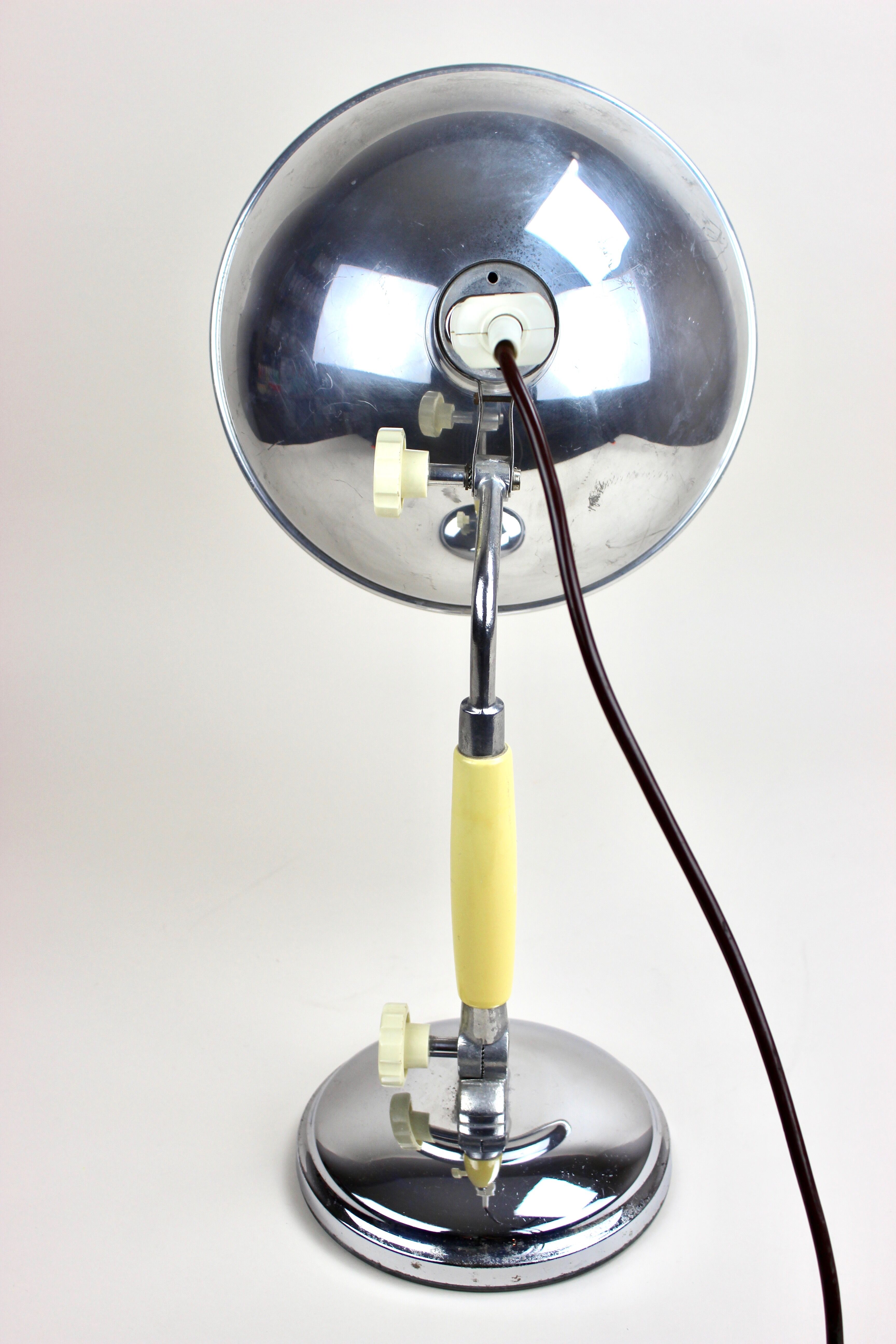 Kurt Rosenthal Oly Lux Lamp, Art Deco Desk Lamp, Industrial Design, Loft