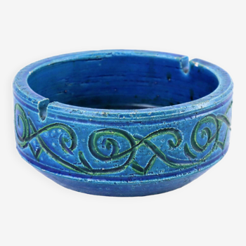 Ashtray Vide Poche Glazed Ceramic Rimini Blue 18cm