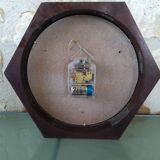 Octagonal pendulum clock JAZ vintage 1970