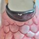 Multicoloured parrot jug in slipware – vintage earthenware