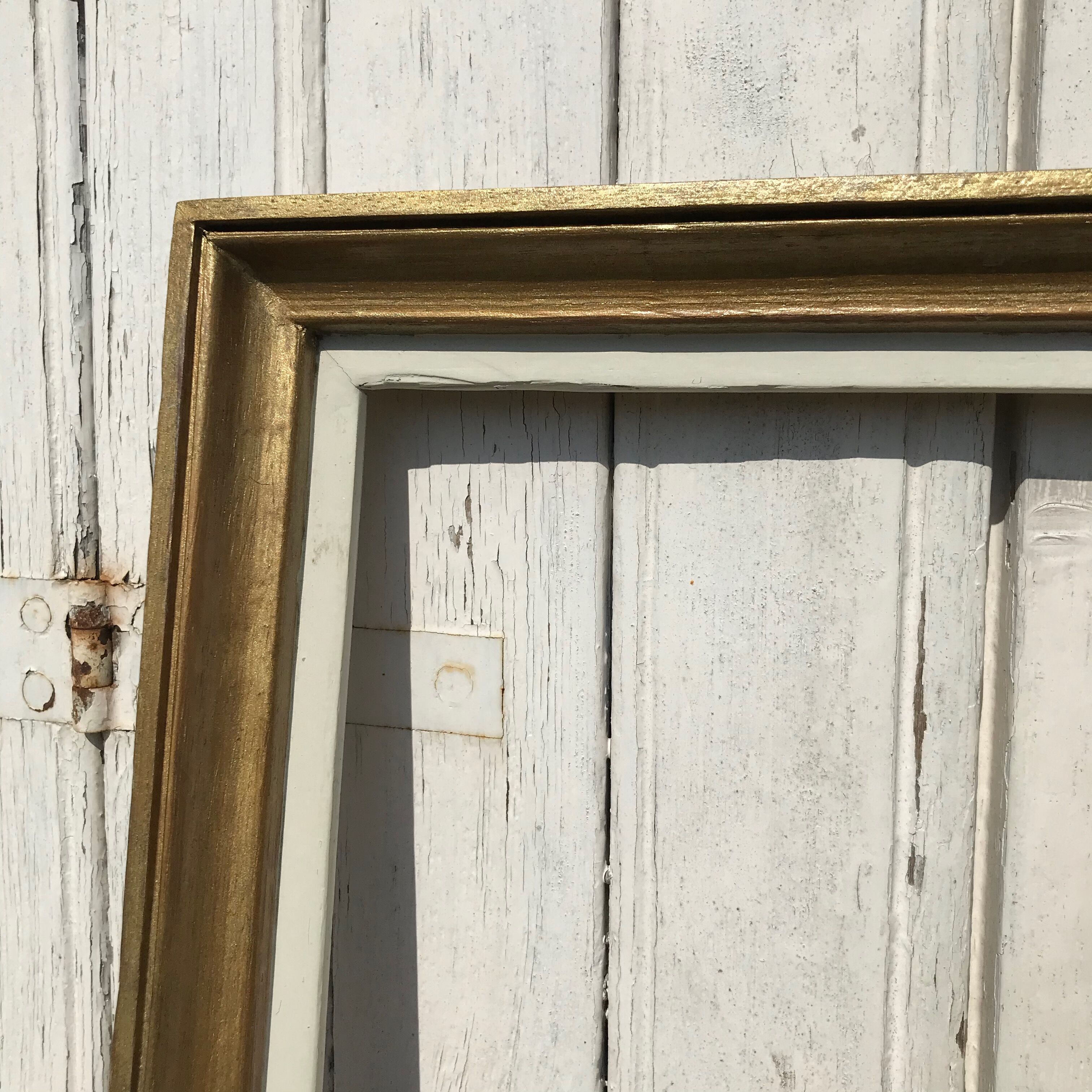 Golden vintage frame