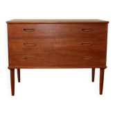 Commode scandinave vintage en teck danemark, 1960