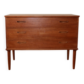 Vintage Scandinavian teak chest of drawers, Denmark, 1960