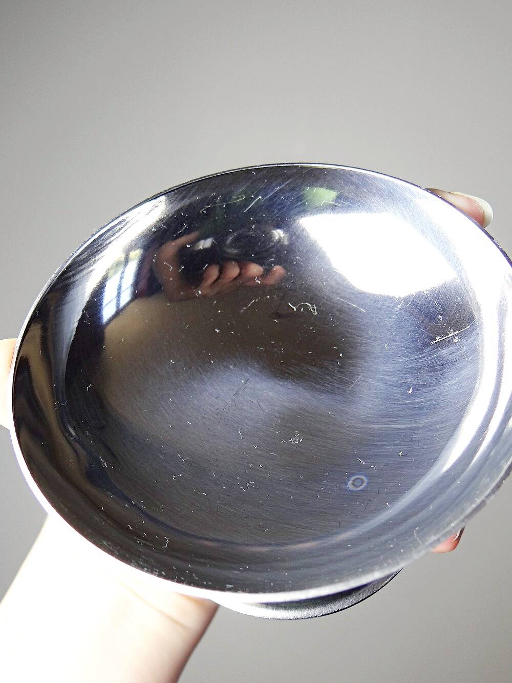 6 coupelles à dessert sur pieds en inox vintages style bistrot