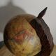 Vintage globe rustic style