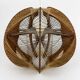 Scandinavian wooden and stretched wire suspension 70's