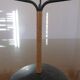 Scandinavian candle holder " LAURIDS LONBORG " metal and rattan 60s