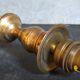 Old solid brass lamp base