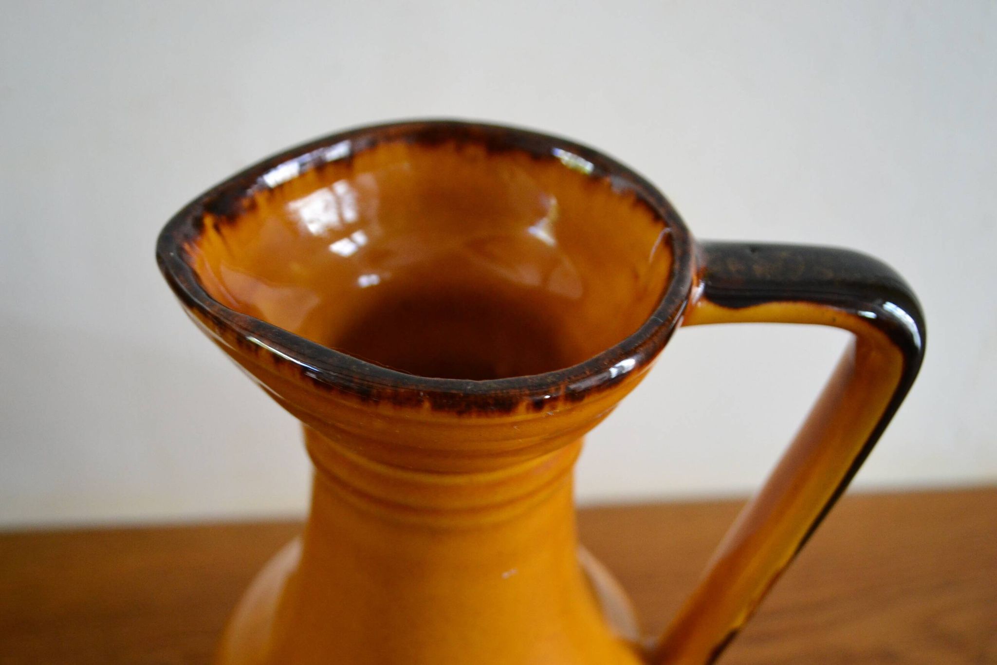 Enamelled Provençal jug