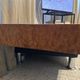 Rectangular coffee table in elm burl