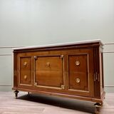 Large louis xvi style mahogany commode