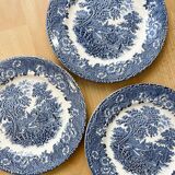 3 English dinner plates