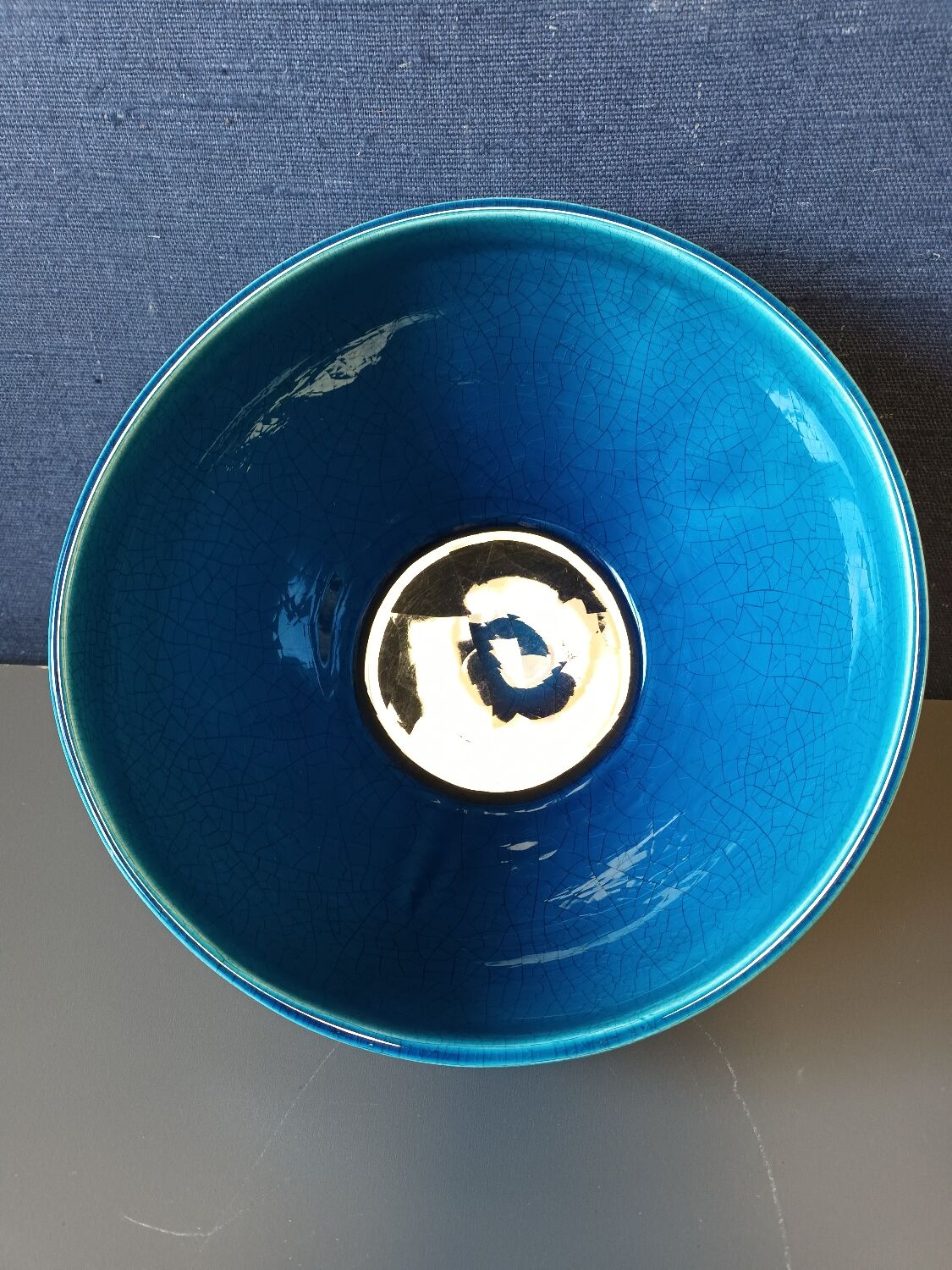 Saladier bleu