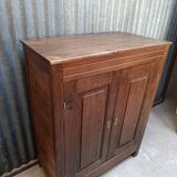 Vintage Parisian sideboard in solid oak