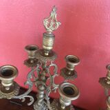 Pair of old candlesticks